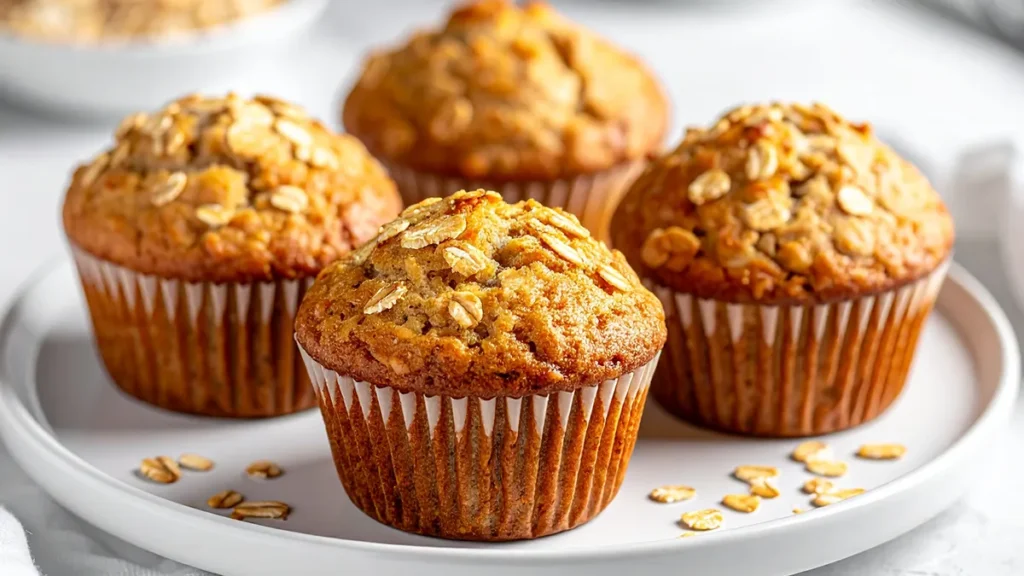 Muffin flocon d'avoine régime