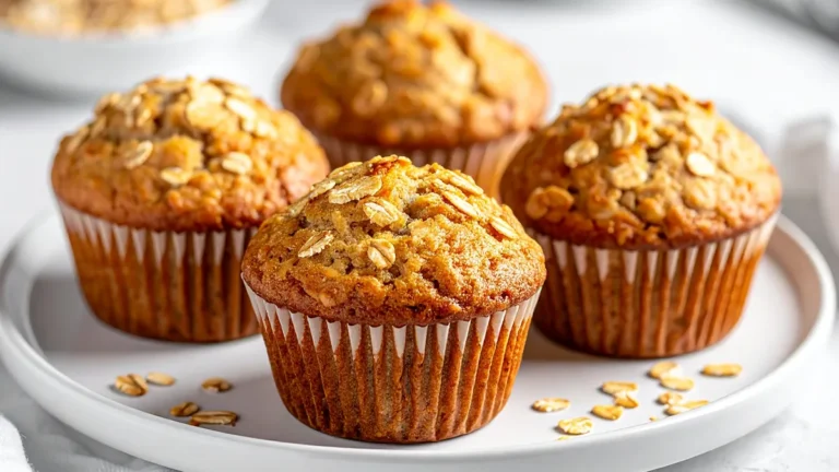 Muffin flocon d'avoine régime