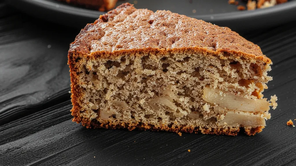 gâteau pomme flocon d'avoine sans farine