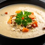 Soupe flocon d'avoine régime