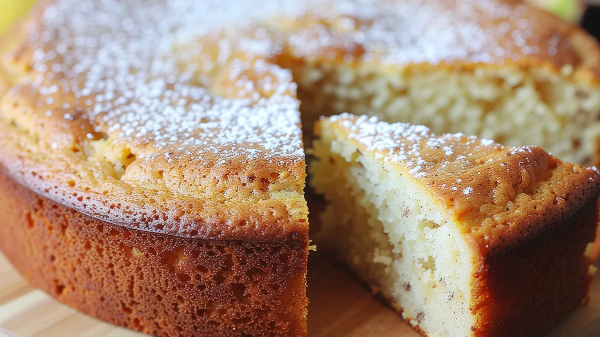 Gâteau diététique aux flocons d'avoine banane​
