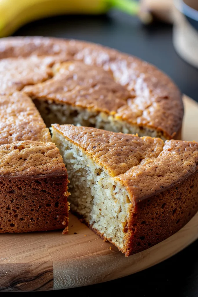 Gâteau diététique aux flocons d'avoine banane​