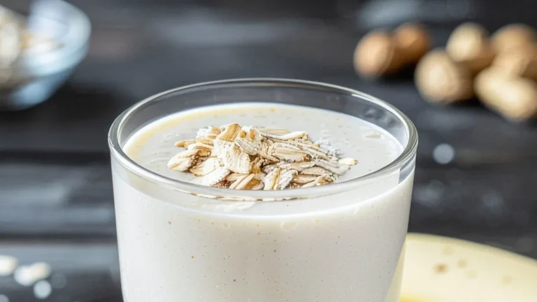 smoothie flocon d’avoine prise de masse