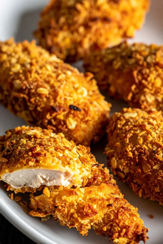 Tenders poulet flocon d’avoine