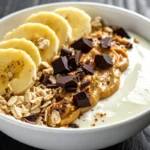 Flocon d’avoine recette matin avec de la banane